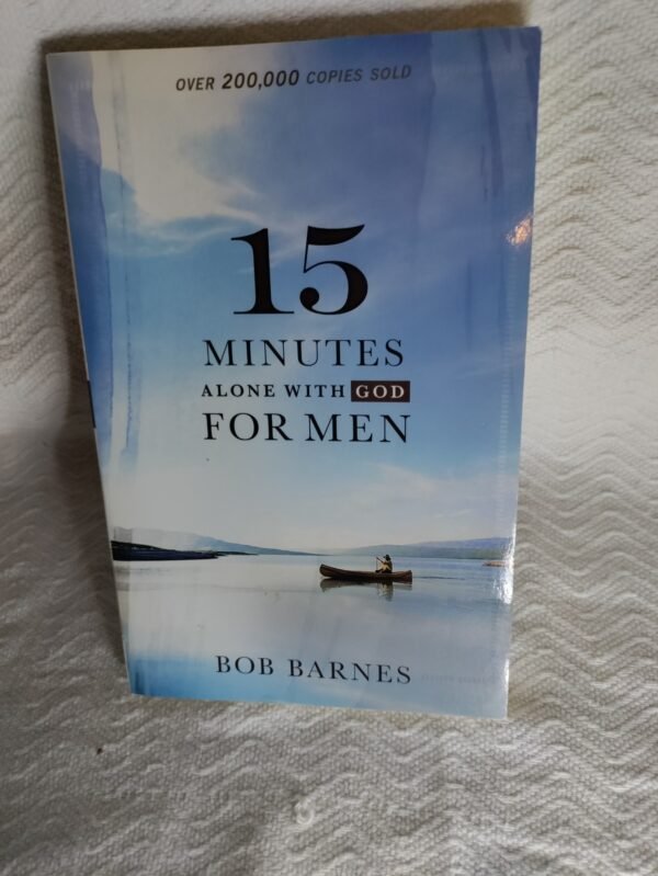 15 Minutes Alone with God for Men  Paperback Bob Barnes Worship Book Bible Verse