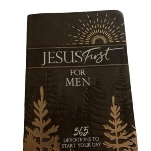 Jesus First for Men Book, 365 Daily Devotions, Christian Inspiration Faith Guide