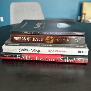 Lot of 5  Christian Books for Men Including 2 Devotionals