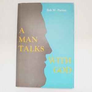 A Man Talks With God Vintage Book Christian Bible Study Spiritual Hardcover