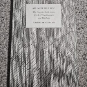 All Men Seek God: Hallmark Editions (1968 Hardcover) Vintage - Excellent Conditi