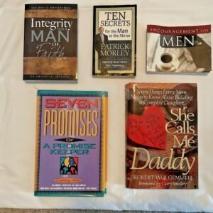 LOT of Men's Spiritual/Encouragement Books, Set of 5, Award-Winning Authors