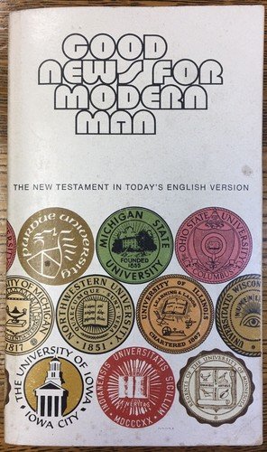 Good News for Modern Men (1971) American Bible Society Religious Book, Vintage
