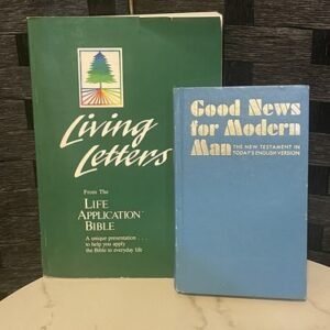 Good News For Modern Man hardback book & Living Letters set of 2 books