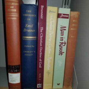 Emil Brunner Book Lot Revelation Encounter Dogmatics God Creation Redemption Man