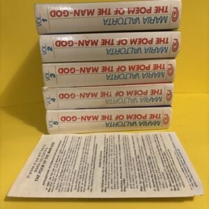 THE POEM OF THE MAN-GOD Maria Valtorta Vol 1-5  5 Vol Set w 2 uniq Inserts & Map