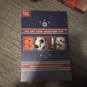 The One Year Devotions for Boys Paperback Ages 9-12 Christian Devotional