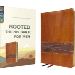 Rooted: The Niv Bible For Men, Leathersoft, Brown, Comfort Print