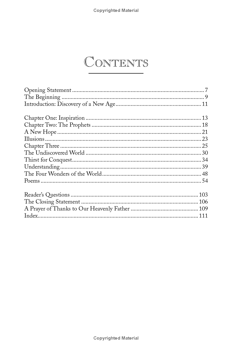 contents of the book destination heaven or hell by newman vandenburg III