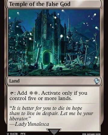 Temple of the False God 438 U Normal FIC MTG NM
