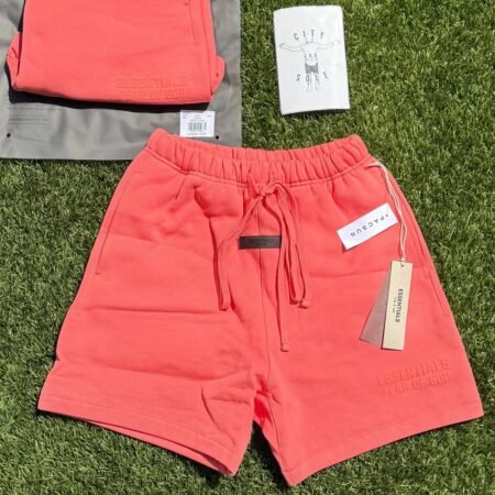 Fear Of God Essentials Shorts - AUTHENTIC - Coral - XXS-XXL