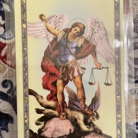 ST. SAINT MICHAEL The Archangel- Laminated Prayer Holy Card