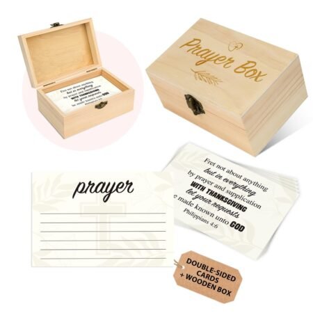50Pcs Prayer Boxes with Cards to Write on Prayer Request Cards Box for Women ...