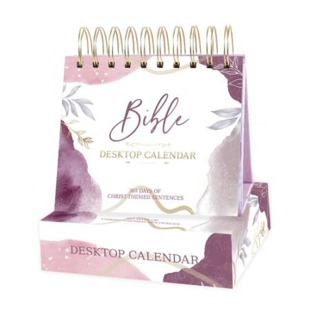 PRSTINCOL Daily Bible Verse Flip Calendar, Perpetual Scripture Multi-color