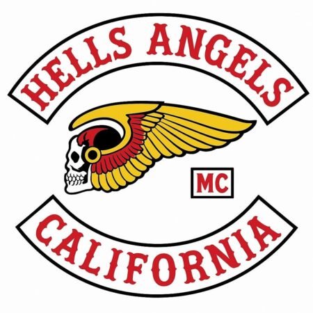LARGE HELL'S ANGLES MC CALIFORNIA 35 CM IRON BIKER PATCH