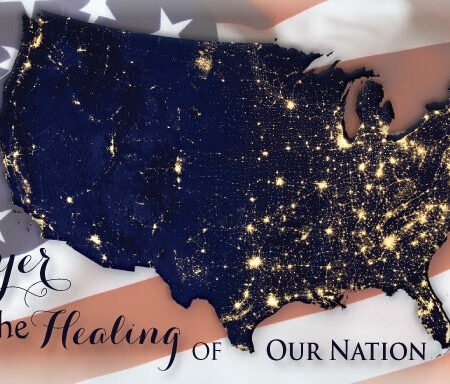 Prayer for the Healing of America Holy Card, 5-pack, with Two Free Bonus Cards