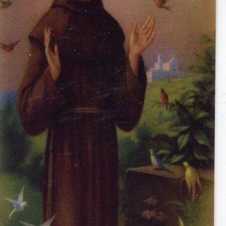FRANCISCAN MORNING PRAYER - Laminated Holy Cards. QUANTITY 25 CARDS