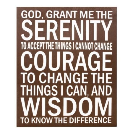 Serenity Prayer Sign
