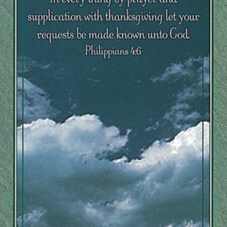 Pew Card-Prayer Request (Philippians 4:6) (Pack Of 50)