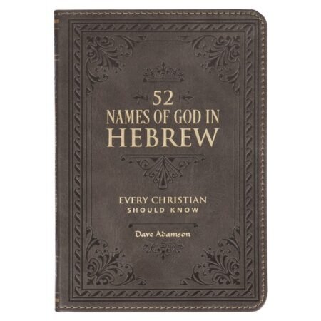 Gift Book 52 Hebrew Names Of God Faux Leather