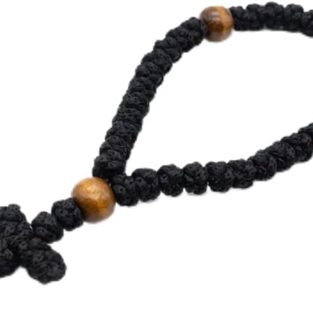 1 Pc Orthodox Prayer Rope Chotki Bracelet Handmade 33 Knot Prayer Beads with Cro