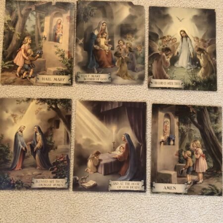 Hail Mary Prayer Classroom Posters 6 By Vencentini Vintage Italy ￼