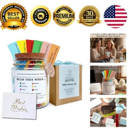 Bible Verses Jar Read This Daily Encouragement Gift for Women Teen Girls