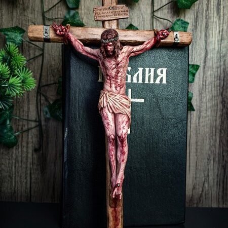Realistic crucifix | Jesus Christ statue | Wall Decor | handmade