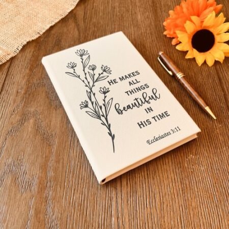 Custom Prayer Journal, Bible Study Journal, Daily Prayer Bible Journal Women Men