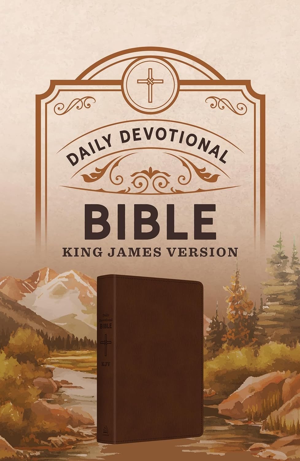 KJV Daily Devotional Bible [Hickory Cross] – Barbour Staff