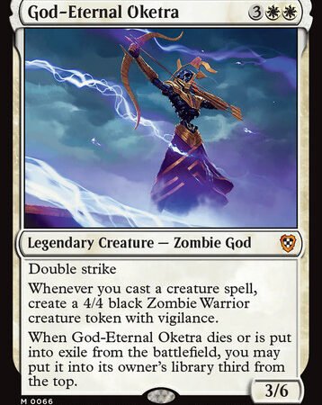 MTG God-Eternal Oketra [Aetherdrift Commander] Near Mint Magic