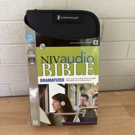 Zondervan NIV Audio Holy Bible 63 CDs in Zippered Binder Missing 1 Disk