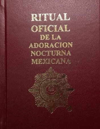 Ritual Oficial De La Adoracion Nocturna Mexicana Spanish Book Prayers Adoration