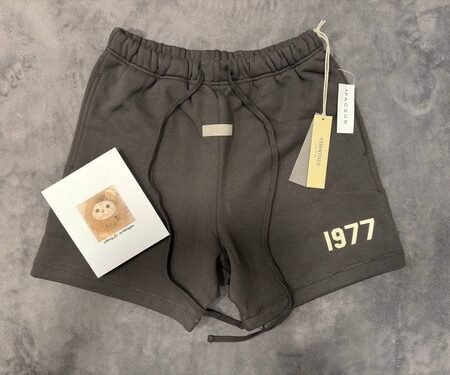 Fear Of God Essentials Shorts 1977 Iron Black/Gray - NEW WITH TAGS (XS-XL)