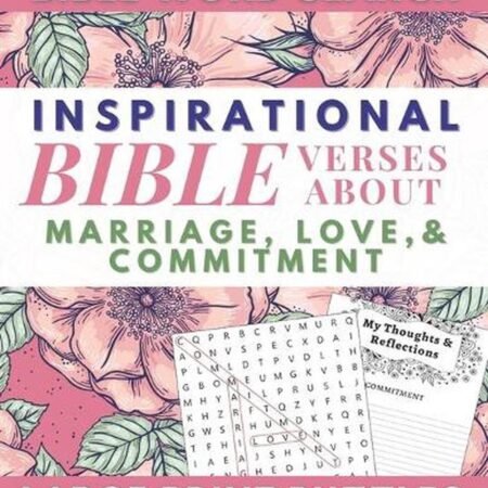 Inspirational Bible Verses Word Search About Marriage, Love, and Commitment Larg