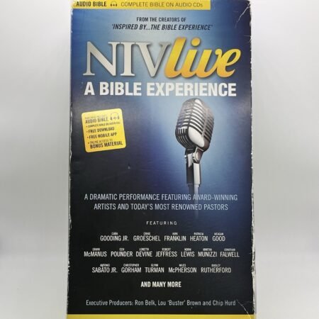 NIV Live A Bible Experience The Complete Bible on Audio CD Zondervan 80-Disc Set