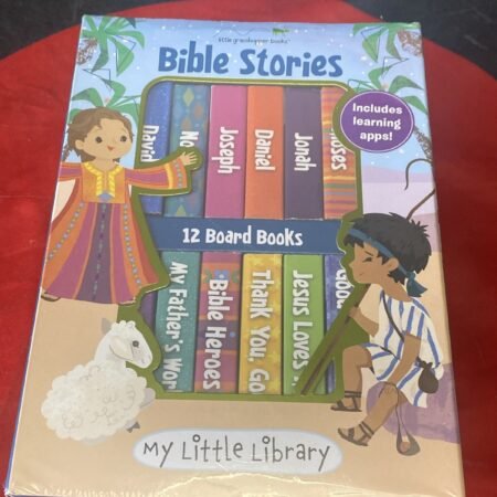 *KIDS* ✝️ Bible Stories 12 Book Box Set w/ learn Apps (2020) SEALED *GREAT GIFT!